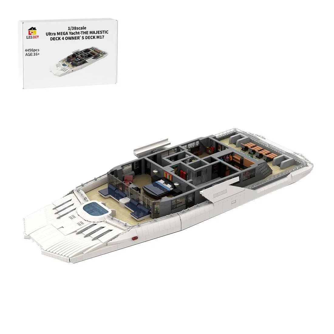 LesDiy Ultra MEGA Yacht - Partie 10 Module 17 Pont 4 (LESDIY-3655880) - prix | Brick Broker