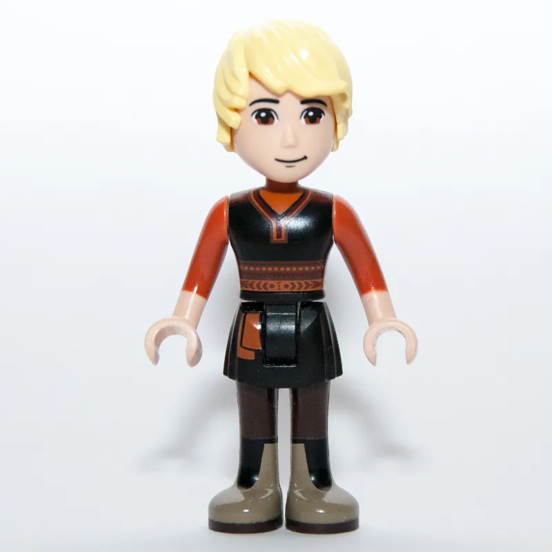 Kristoff - Black Vest, Dark Orange Shirt — minifigurine LEGO | Brick Broker