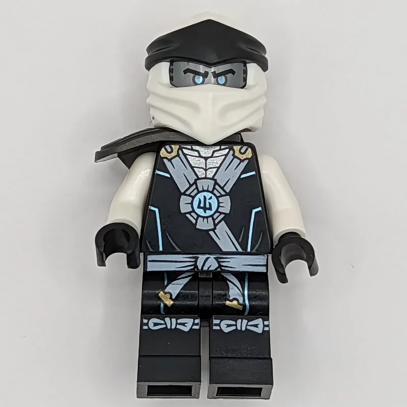 Zane - Legacy, Black Torso, Black Legs, White… — minifigurine LEGO | Brick Broker