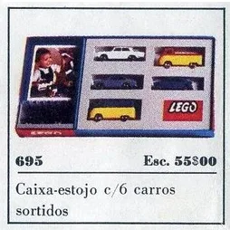 LEGO 695 1:87 6 Voitures européennes - prix | Brick Broker