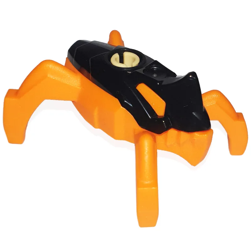 Hero Factory Jumper, Black Top, Orange Base — minifigurine LEGO | Brick Broker