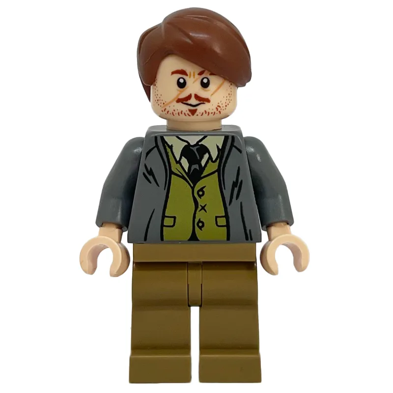 Remus Lupin, Dark Bluish Gray Jacket over Oli… — minifigurine LEGO | Brick Broker