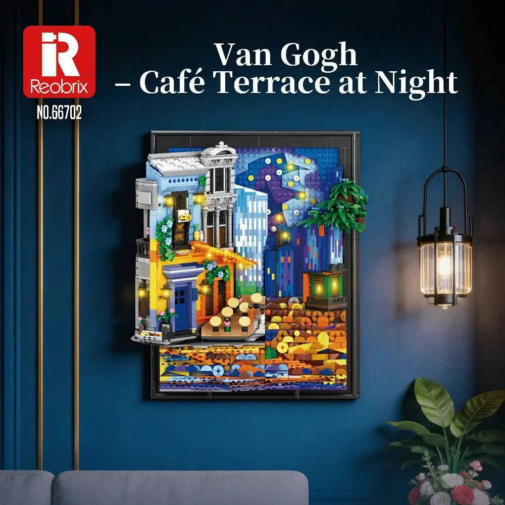 Reobrix Van Gogh - Terrasse du café le soir (REO-66702) - prix | Brick Broker