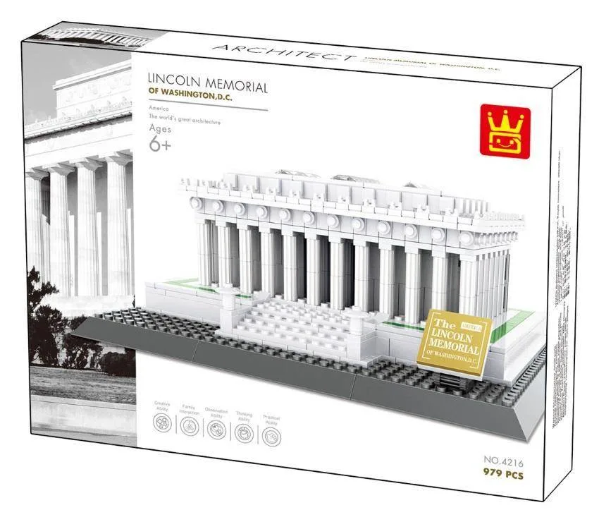 Wange Mémorial Lincoln, Washington DC, États-Unis (WAN-4216) - prix | Brick Broker