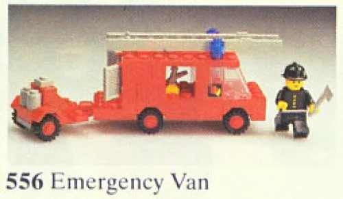 LEGO 556 Fourgon d'intervention incendie - prix | Brick Broker