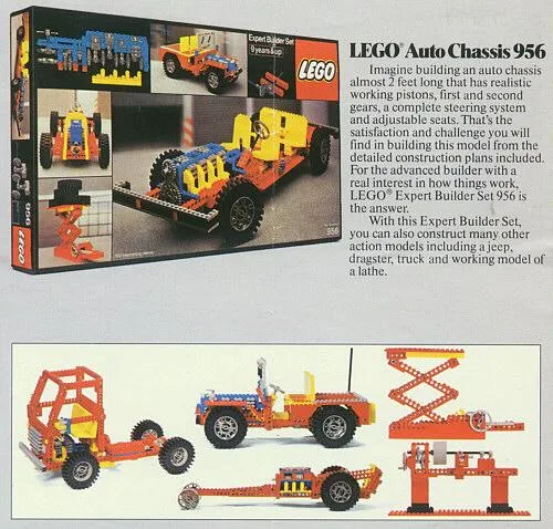 LEGO 956 Châssis d'auto - prix et où acheter | Brick Broker