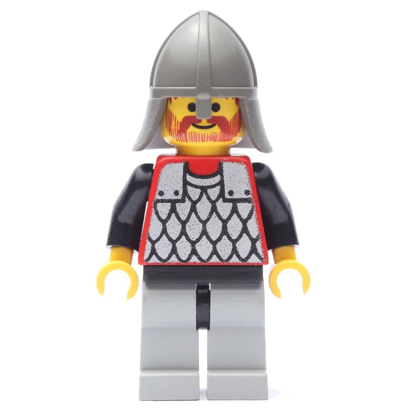 Knight (Scale Mail on Red) - Black Arms, Ligh… — minifigurine LEGO | Brick Broker
