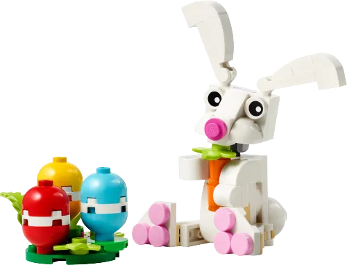 LEGO 30668 Lapin de Pâques avec des œufs colorés - prix | Brick Broker