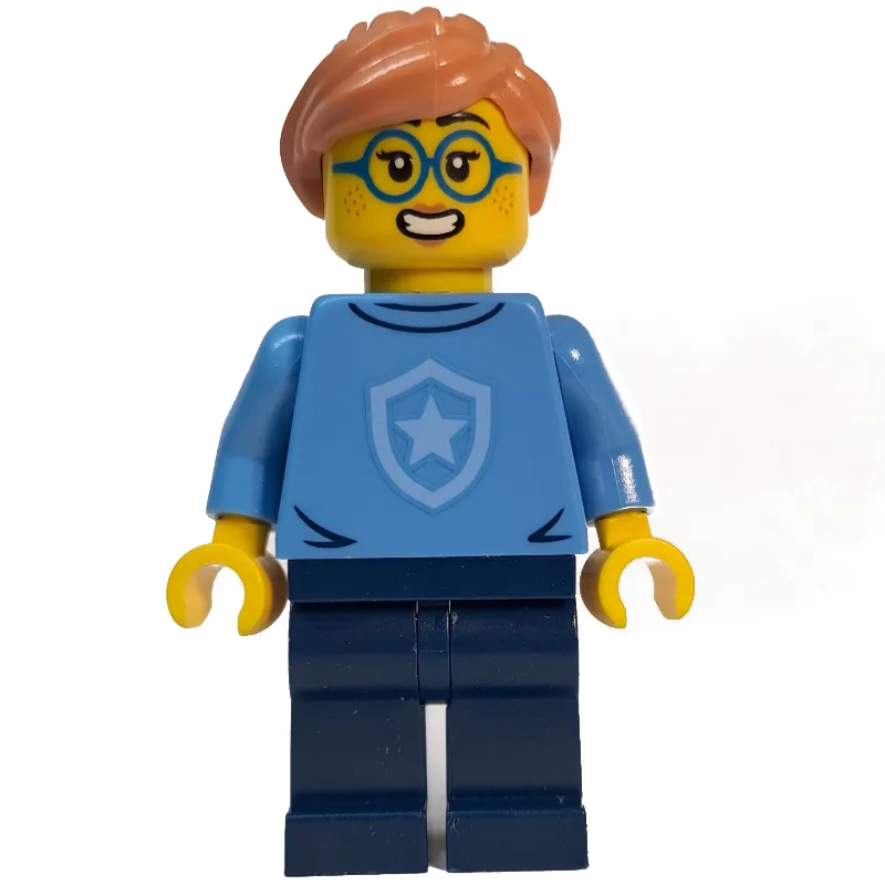 Police Officer, Sweater with Police Badge, No… — minifigurine LEGO | Brick Broker