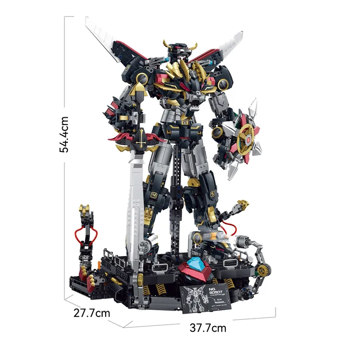 JIESTAR Mecha Lion Noir GULY (JS-80507) - prix | Brick Broker