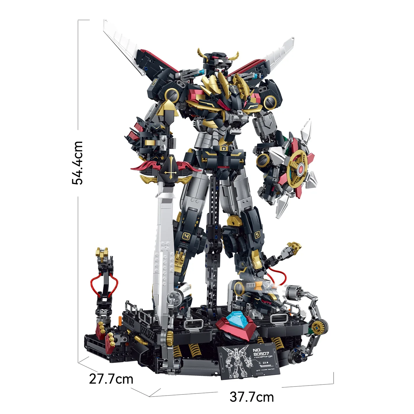 JIESTAR Mecha Lion Noir GULY (JS-80507) - prix | Brick Broker