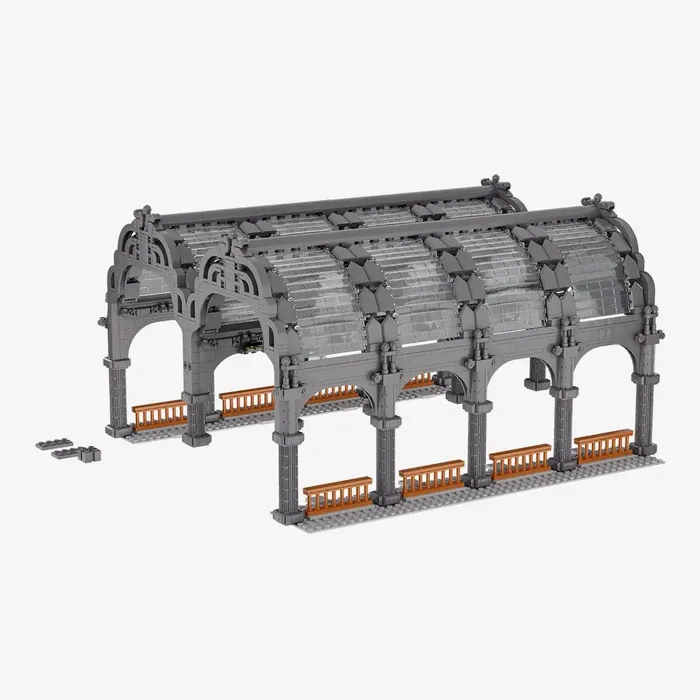 BlueBrixx Gare principale de Studgart - Toit ancien pour plateforme (BB-108424) - prix | Brick Broker