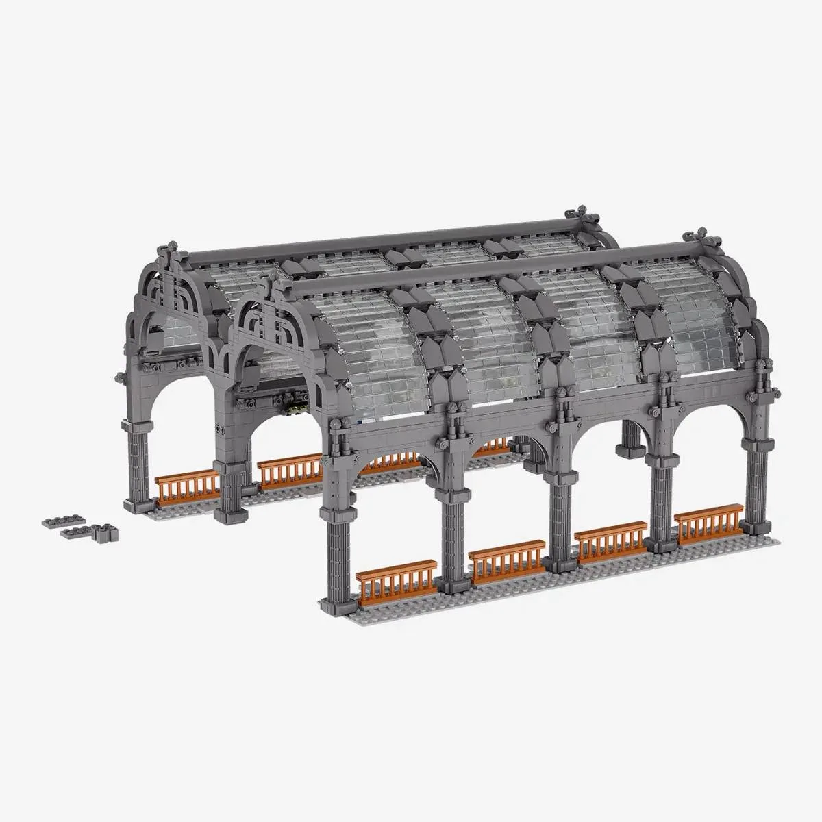 BlueBrixx Gare principale de Studgart - Toit ancien pour plateforme (BB-108424) - prix | Brick Broker