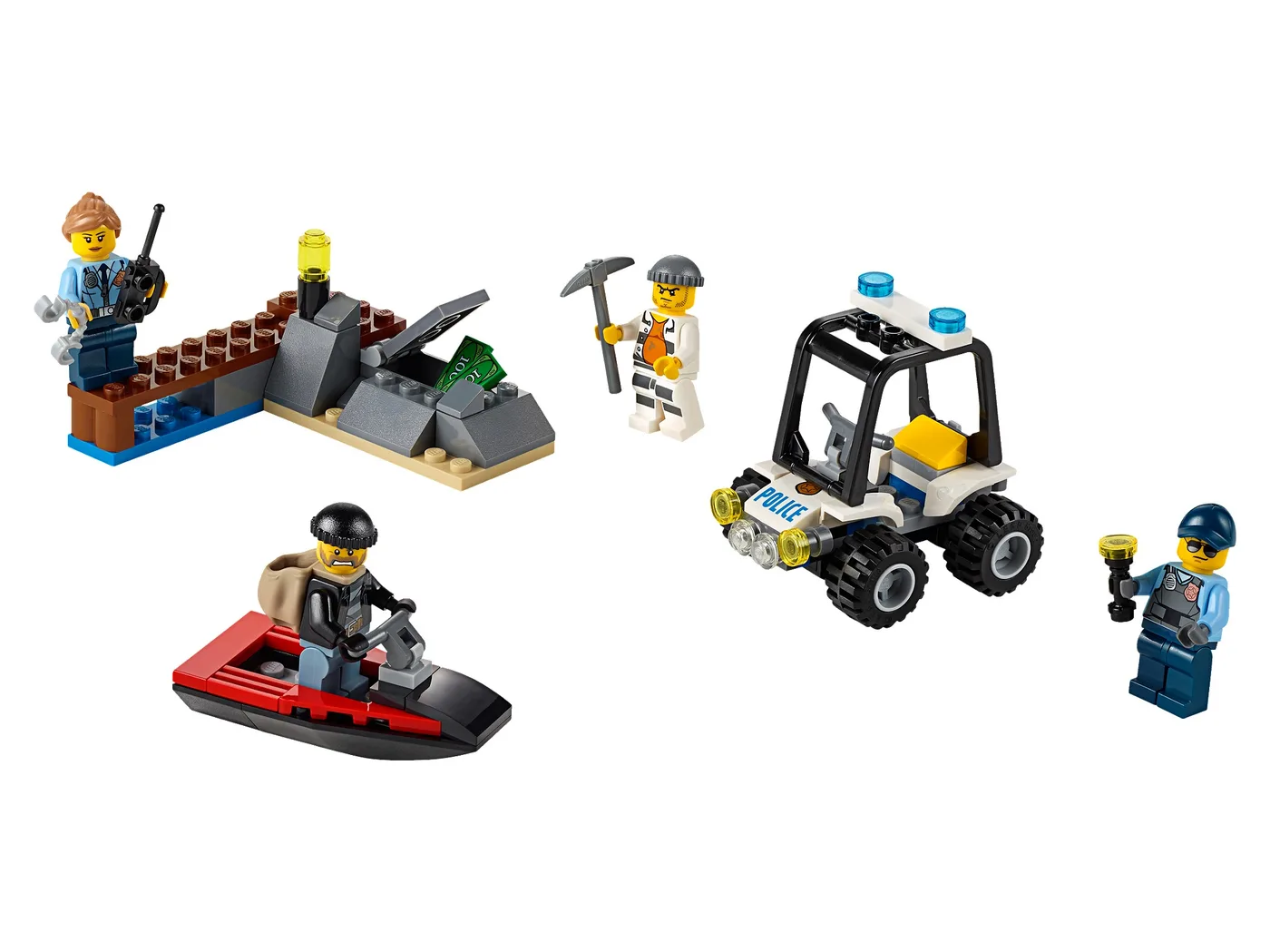 LEGO 60127 Set de démarrage de l'île-prison - prix | Brick Broker