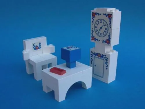 LEGO 270 Horloge, Chaise et Table - prix | Brick Broker