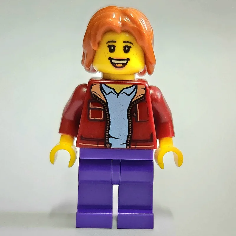 Dark Red Torso, Dark Purple Legs, Dark Orange… — minifigurine LEGO | Brick Broker