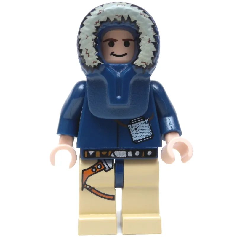 Han Solo, Hoth Outfit, Dark Blue Hood, Black… — minifigurine LEGO | Brick Broker