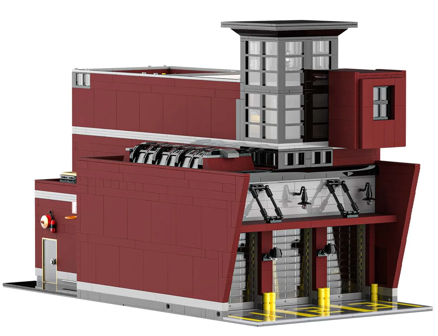 JIESTAR Xbert Fire Station Building Set (JS-66103) - prix | Brick Broker