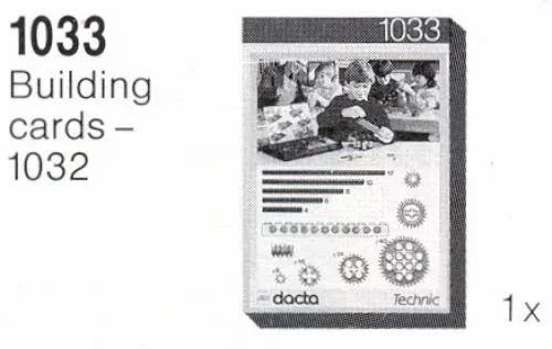 LEGO 1033 Cartes de Construction - 1032 - prix | Brick Broker