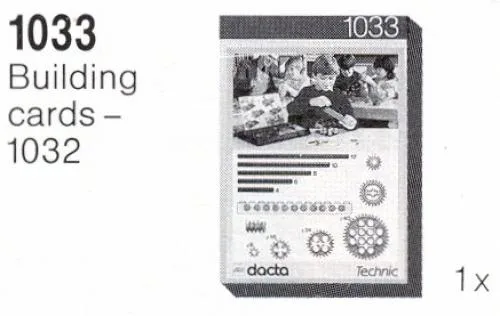 LEGO 1033 Cartes de Construction - 1032 - prix | Brick Broker