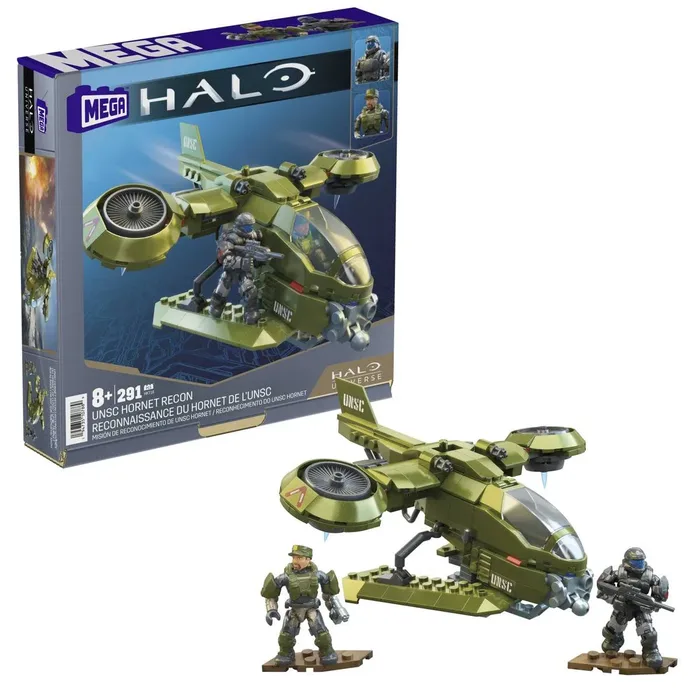 Mattel MEGA Halo Appareil de reconnaissance UNSC Hornet (HKT18) - prix | Brick Broker