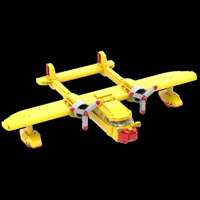 MunichBricks Avion de transport "Seegans" (MBE-SGS-DEBB-CL243) - prix | Brick Broker