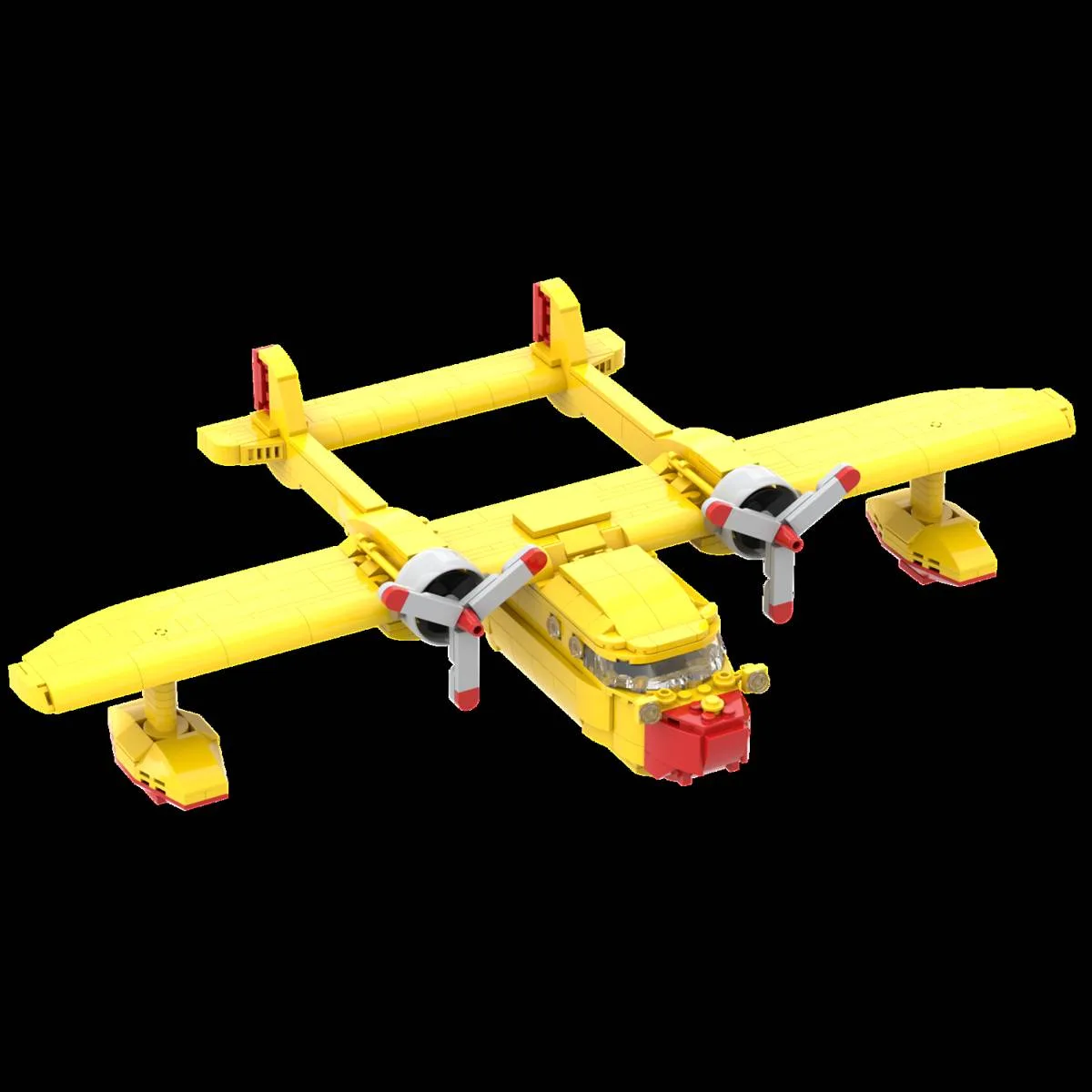 MunichBricks Avion de transport "Seegans" (MBE-SGS-DEBB-CL243) - prix | Brick Broker