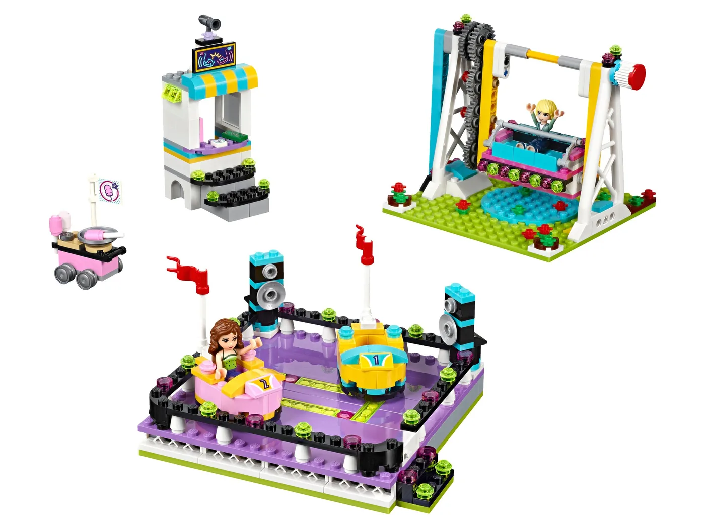 LEGO 41133 Voitures de bumper du parc d'attractions - prix | Brick Broker