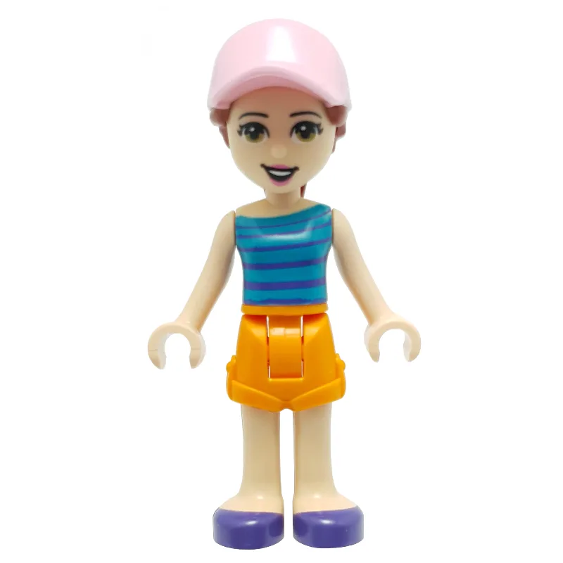 Harper - Dark Turquoise Top, Bright Light Ora… — minifigurine LEGO | Brick Broker