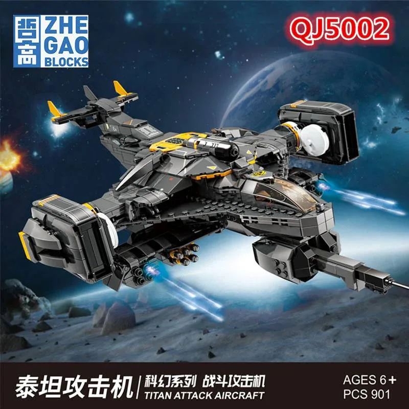 ZHEGAO Avion d'attaque Titan (ZHE-QJ5002) - prix | Brick Broker