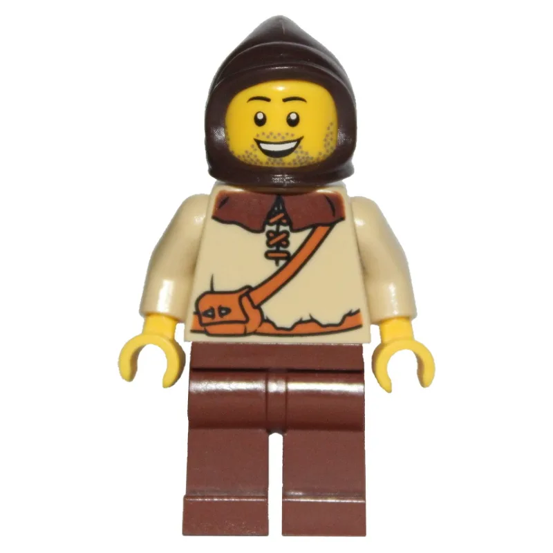 Peasant (Kingdoms) - Dark Brown Hood — dans quels sets LEGO ? (fig-006787) | Brick Broker