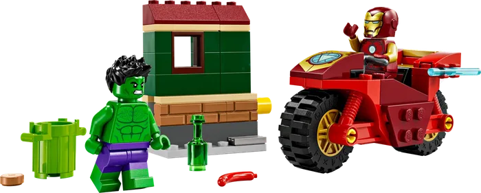 LEGO 76287 Iron Man avec Vélo et Hulk - prix | Brick Broker