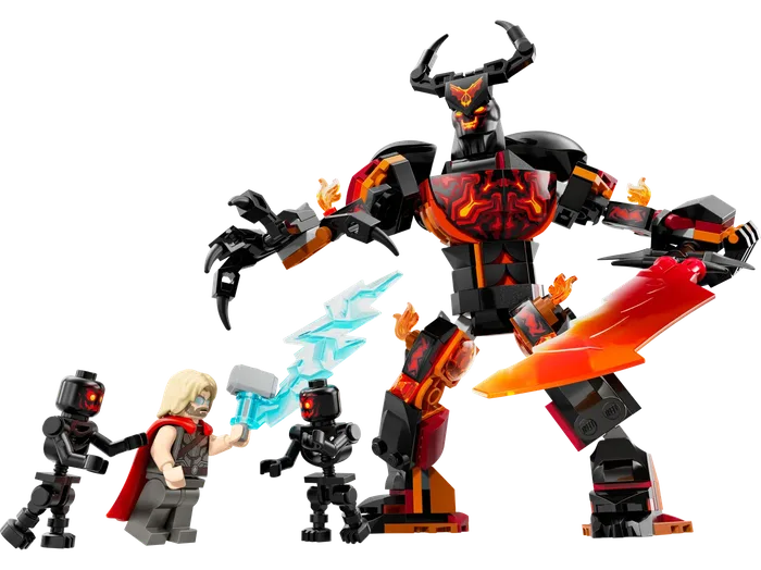 LEGO 76289 Thor vs. Surtur Figurine à construire - prix | Brick Broker
