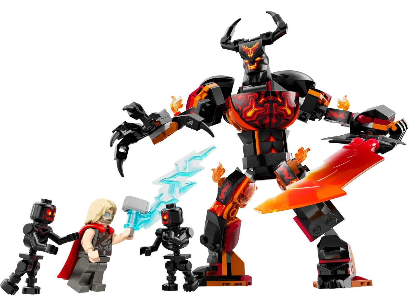 LEGO 76289 Thor vs. Surtur Figurine à construire - prix | Brick Broker