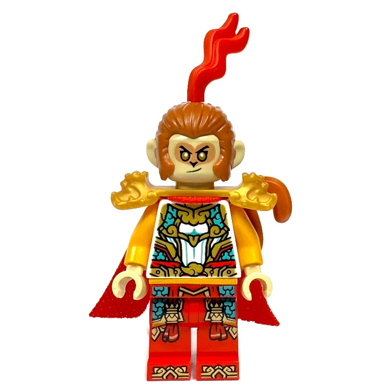 Monkey King, White Armor, Red Split Cape — minifigurine LEGO | Brick Broker