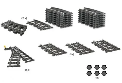 LEGO 4206 Collection de voies de commutation pour train 9V - prix | Brick Broker