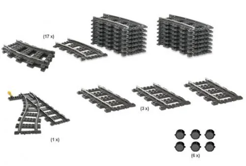 LEGO 4206 Collection de voies de commutation pour train 9V - prix | Brick Broker