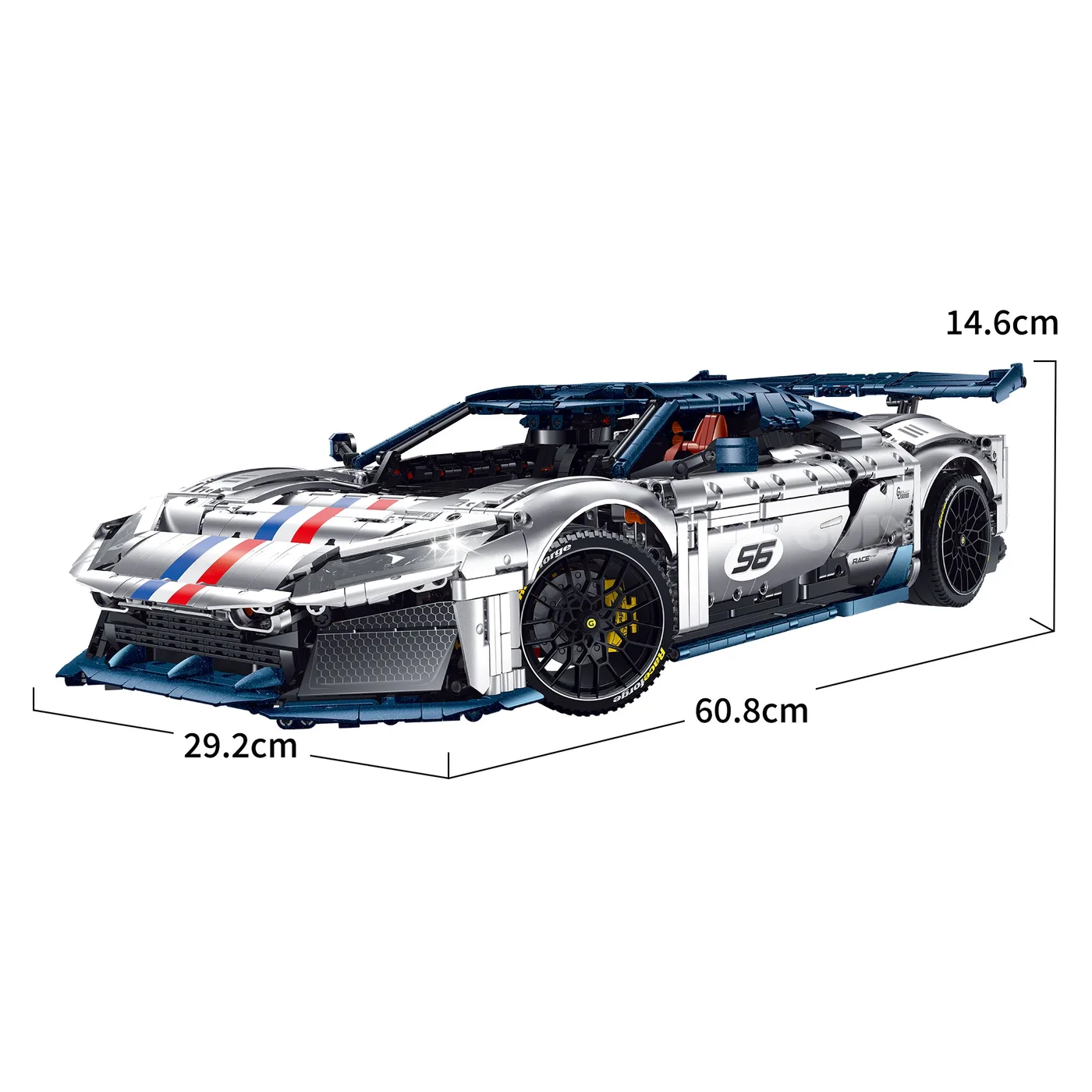 JIESTAR Kit de modèle de Supercar Hybride GULY 1:8 (JS-10656) - prix | Brick Broker