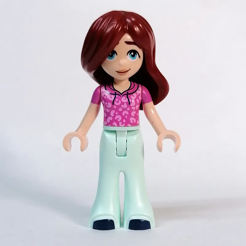Paisley - Dark Pink Top, Light Aqua Legs — minifigurine LEGO | Brick Broker