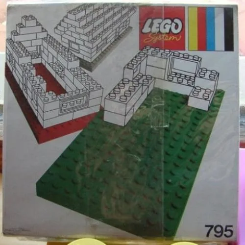 LEGO 795 Baseplates, Rouge et Bleu - prix | Brick Broker