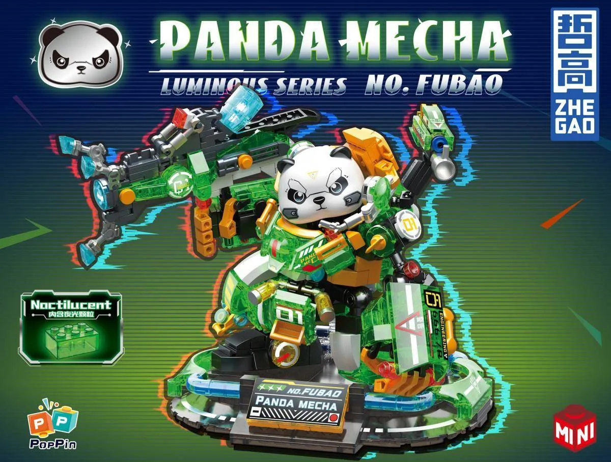 ZHEGAO Maison citrouille mécha panda (ZHE-662011) - prix | Brick Broker