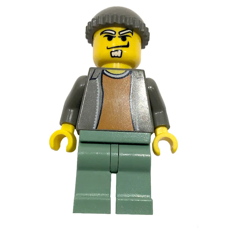 Criminal with Sand Green Legs — dans quels sets LEGO ? (fig-004928) | Brick Broker