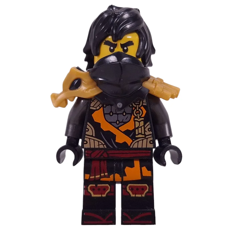 Cole, Black Shoulder Armor and Mask, Hair — minifigurine LEGO | Brick Broker