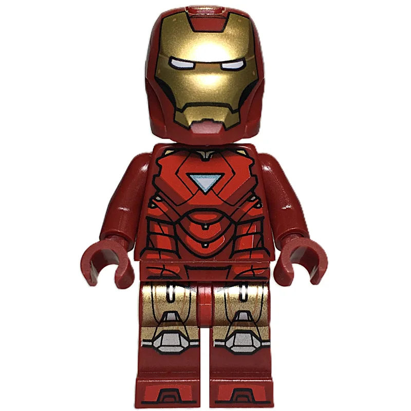Iron Man Mark 6 Armor, HUD on Face — dans quels sets LEGO ? (fig-015926) | Brick Broker