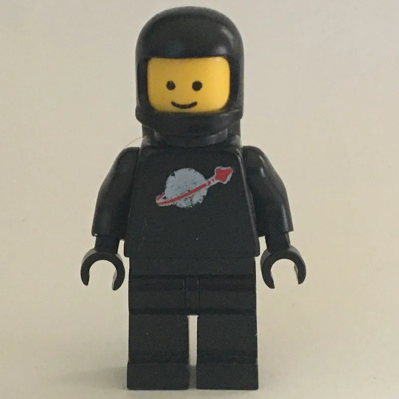 Classic Spaceman, Black with Airtanks (3842a… — minifigurine LEGO | Brick Broker