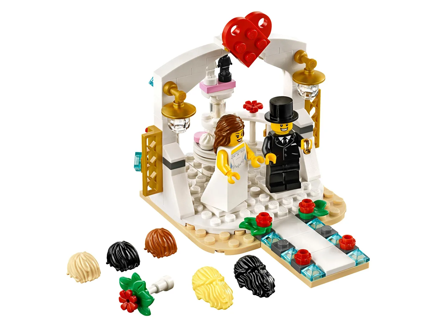 LEGO 40197 Faveur de mariage 2018 - prix | Brick Broker