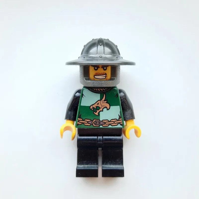 Dragon Knight, Dark Green, Wide Brim Helmet,… — minifigurine LEGO | Brick Broker