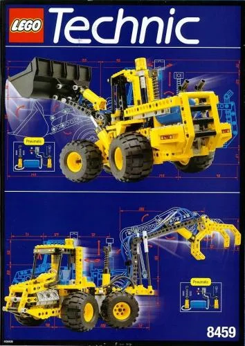 LEGO 8459 Chargeur frontal pneumatique - prix | Brick Broker
