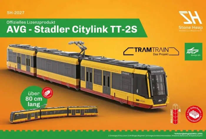 Stone Heap Stadler Citylink Tram-Train AVG (SH-2027) - prix | Brick Broker