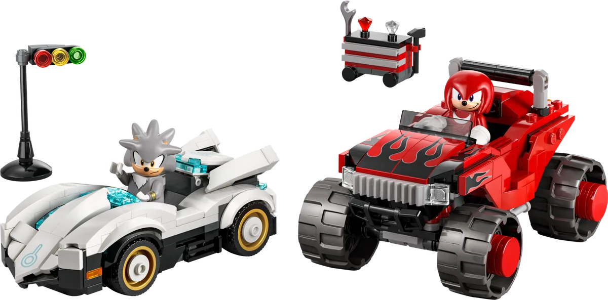 LEGO 77118 La Voiture de Silver contre le Monster Truck de Knuckles - prix | Brick Broker